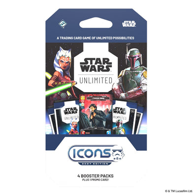 STAR WARS UNLIMITED ICONS 2027 4 PACK BLISTER PRE ORDER ^ NOV 20/26