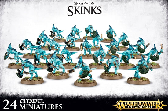 WARHAMMER AGE OF SIGMAR SERAPHON SKINKS