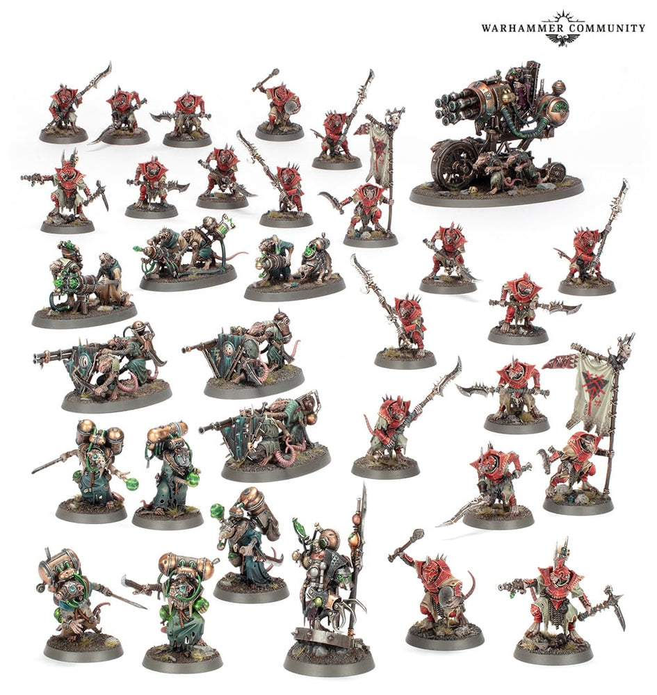 WARHAMMER: AGE OF SIGMAR SKAVEN BATTLEFORCE SKRYRE WARPSWARM