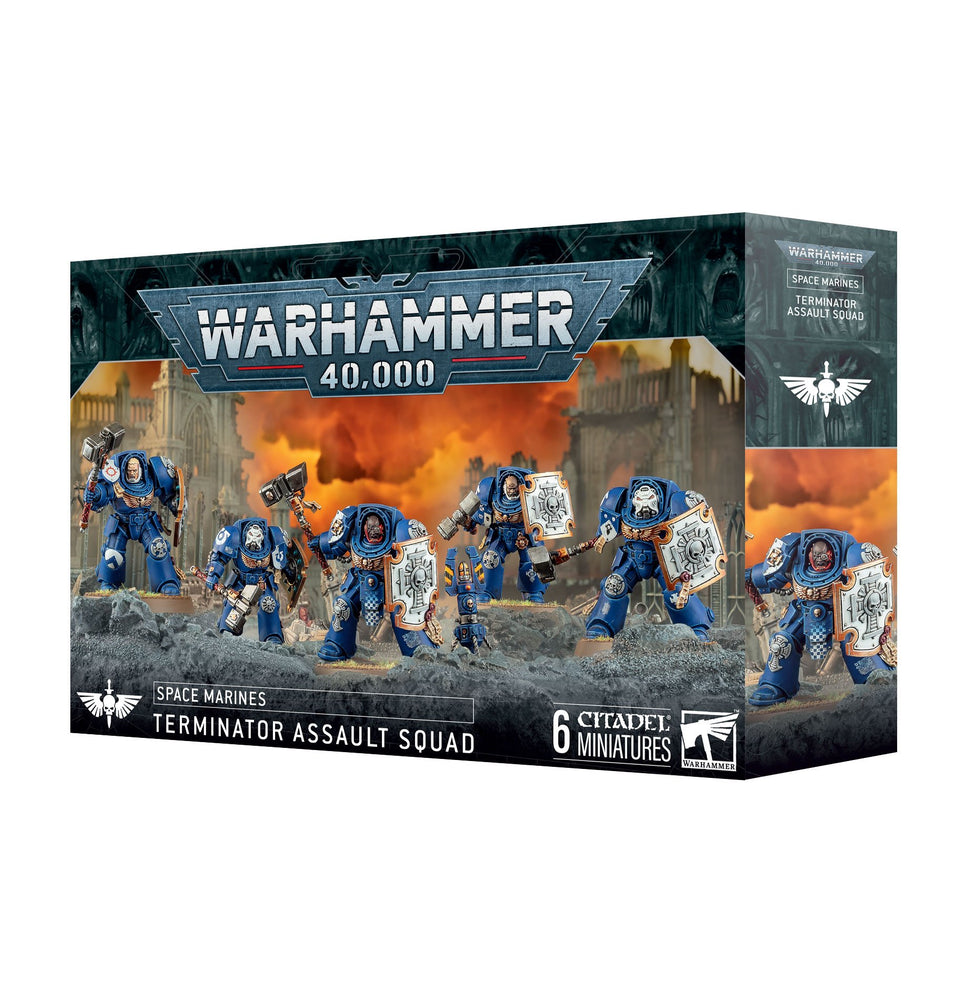WARHAMMER 40,000 SPACE MARINES TERMINATOR ASSAULT SQUAD