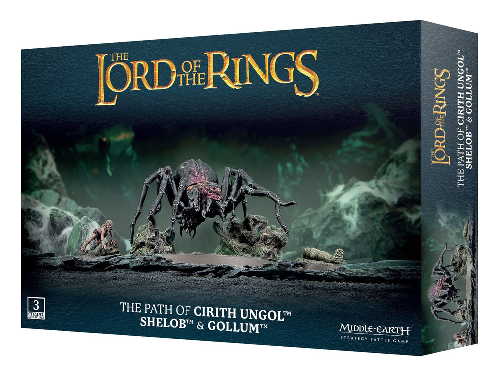 MIDDLE-EARTH STRATEGY BATTLE GAME THE PATH OF CIRITH UNGOL SHELOB & GOLLUM
