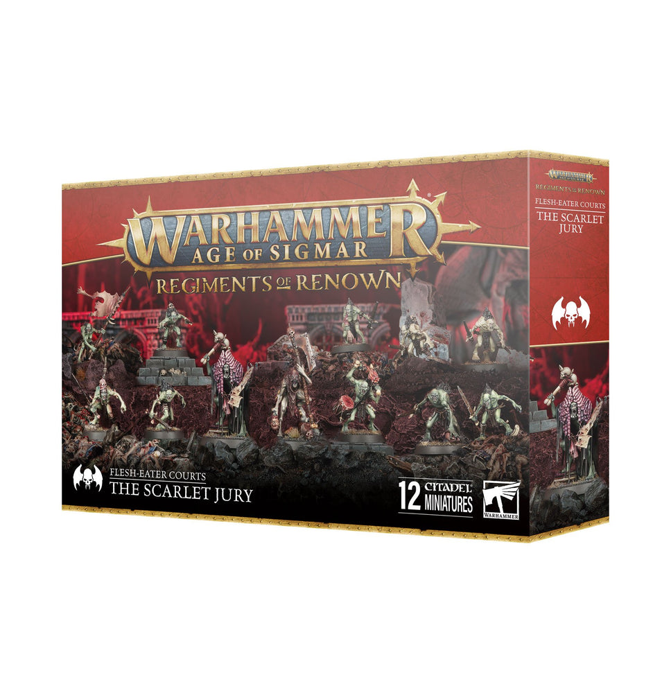 WARHAMMER: AGE OF SIGMAR FLESH-EATER COURTS THE SCARLET JURY REGIMENTS OF RENOWN