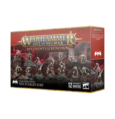 WARHAMMER: AGE OF SIGMAR FLESH-EATER COURTS THE SCARLET JURY REGIMENTS OF RENOWN