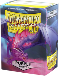 DRAGON SHIELD SLEEVES MATTE PURPLE 100CT
