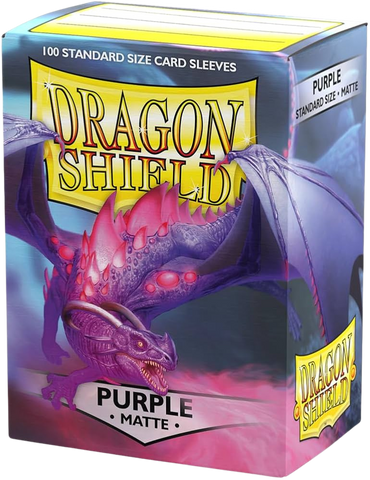 DRAGON SHIELD SLEEVES MATTE PURPLE 100CT