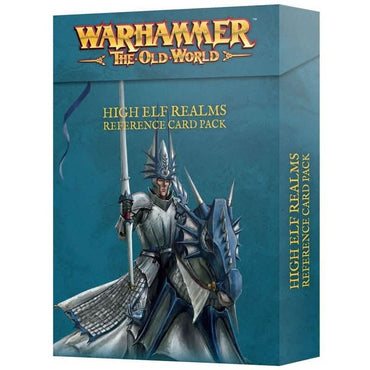 WARHAMMER: THE OLD WORLD HIGH ELF REALMS REFERENCE CARD PACK