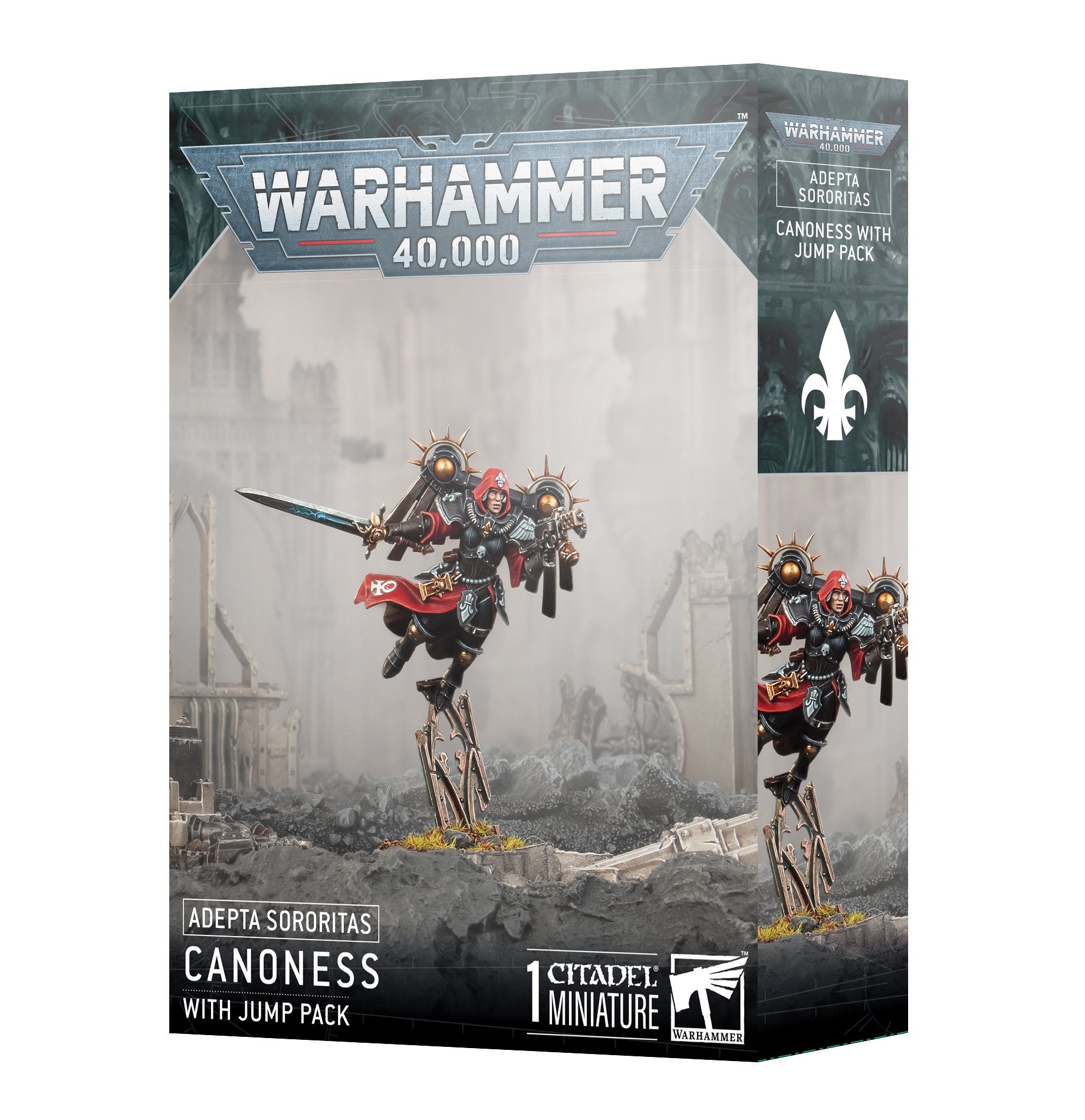 WARHAMMER 40,000 ADEPTA SORORITAS SISTERS OF BATTLE CANONESS W/ JUMP PACK