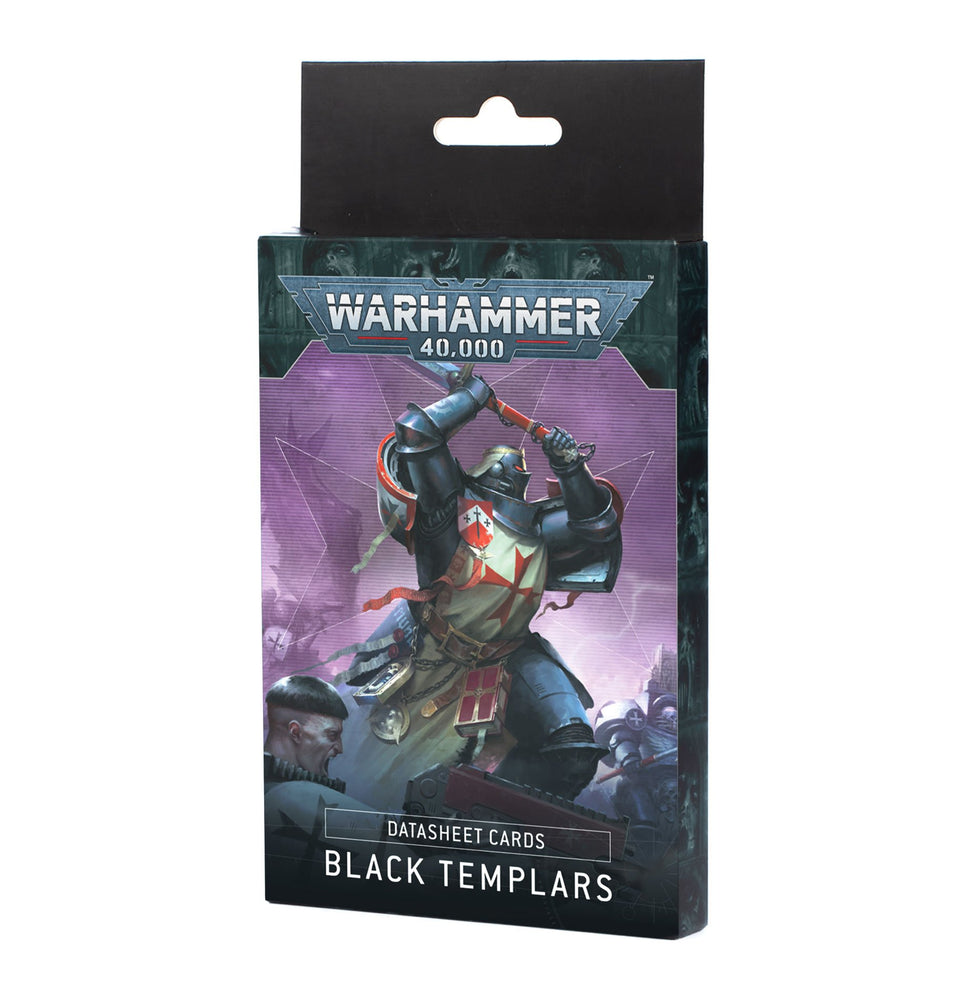 WARHAMMER 40,000 BLACK TEMPLARS DATASHEET CARDS