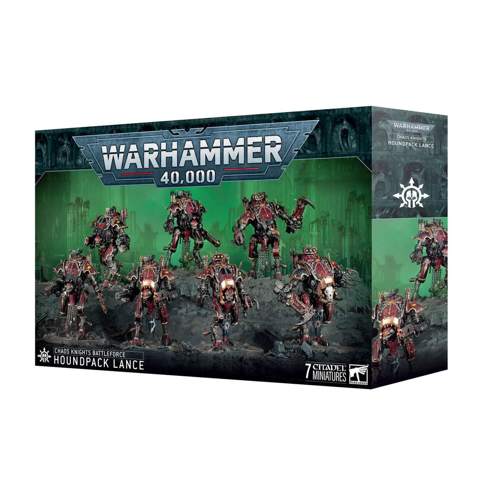 WARHAMMER: 40,000 CHAOS KNIGHTS HOUNDPACK LANCE BATTLEFORCE