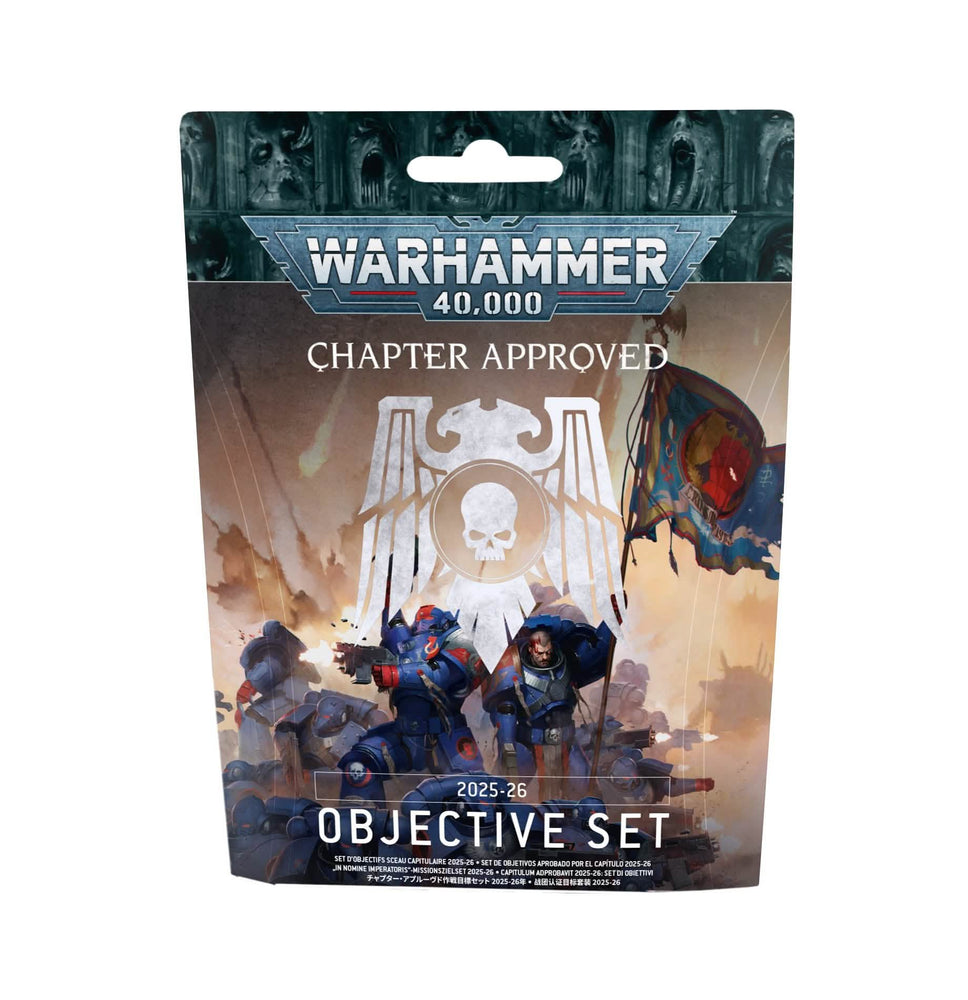 WARHAMMER 40000 CHAPTER APPROVED OBJECTIVES SET 2025-26 OBJECTIVE CIRCLES