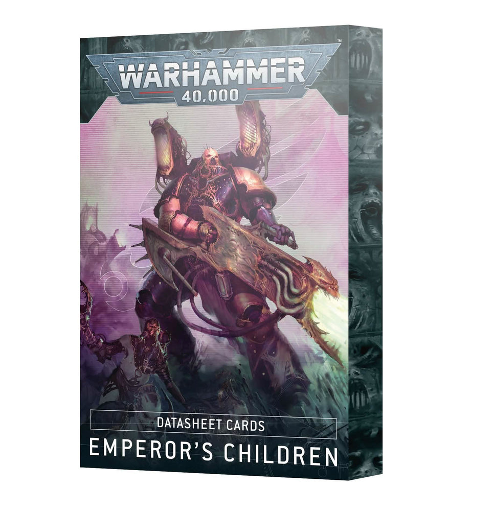 WARHAMMER 40,000 EMPERORS CHILDREN DATASHEET CARDS