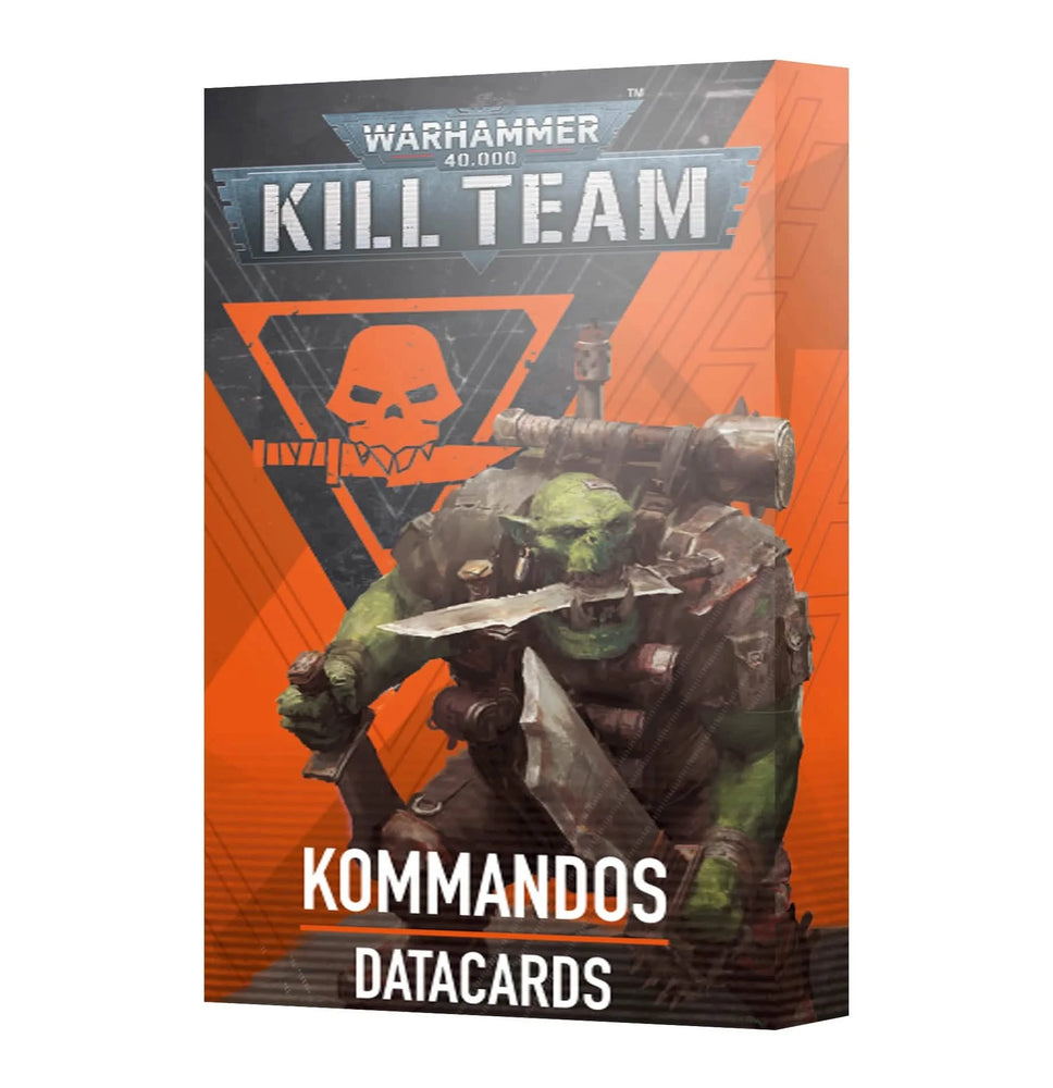 WARHAMMER 40,000 KILL TEAM DATACARDS: KOMMANDOS (ENG)