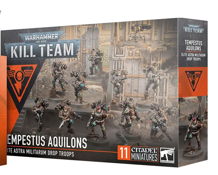 WARHAMMER 40,000 KILL TEAM TEMPESTUS AQUILONS ELITE ASTRA MILITARUM DROP TROOPS