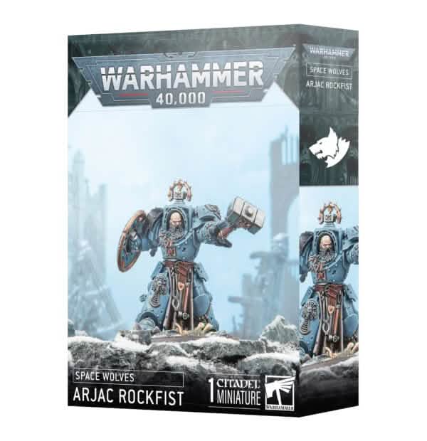 WARHAMMER 40,000 SPACE WOLVES ARJAC ROCKFIST