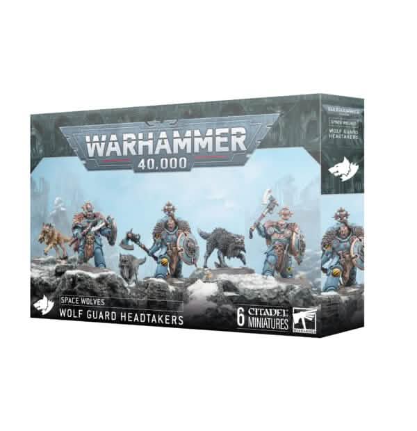 WARHAMMER 40,000 SPACE WOLVES WOLF GUARD HEADTAKERS
