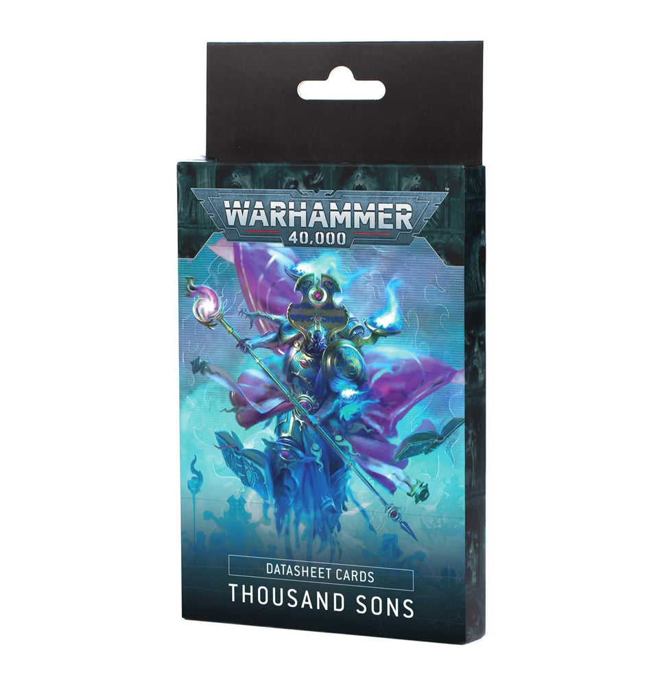 WARHAMMER 40,000 THOUSAND SONS DATASHEET CARDS