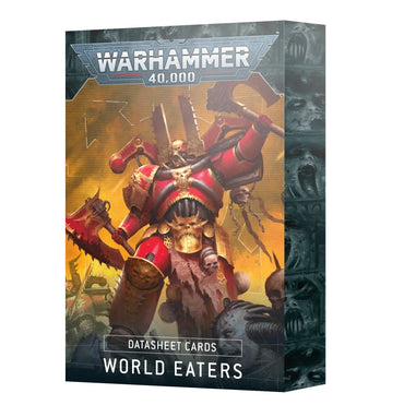 WARHAMMER 40,000 WORLD EATERS DATASHEET CARDS