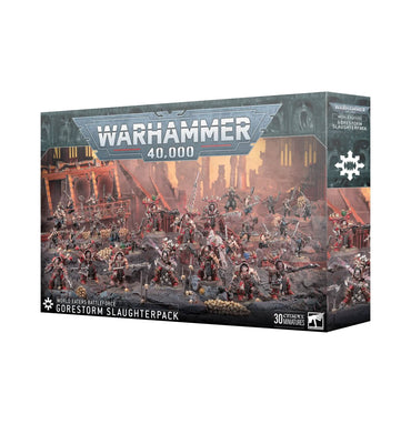 WARHAMMER 40,000 WORLD EATERS GORESTORM SLAUGHTERPACK BATTLEFORCE