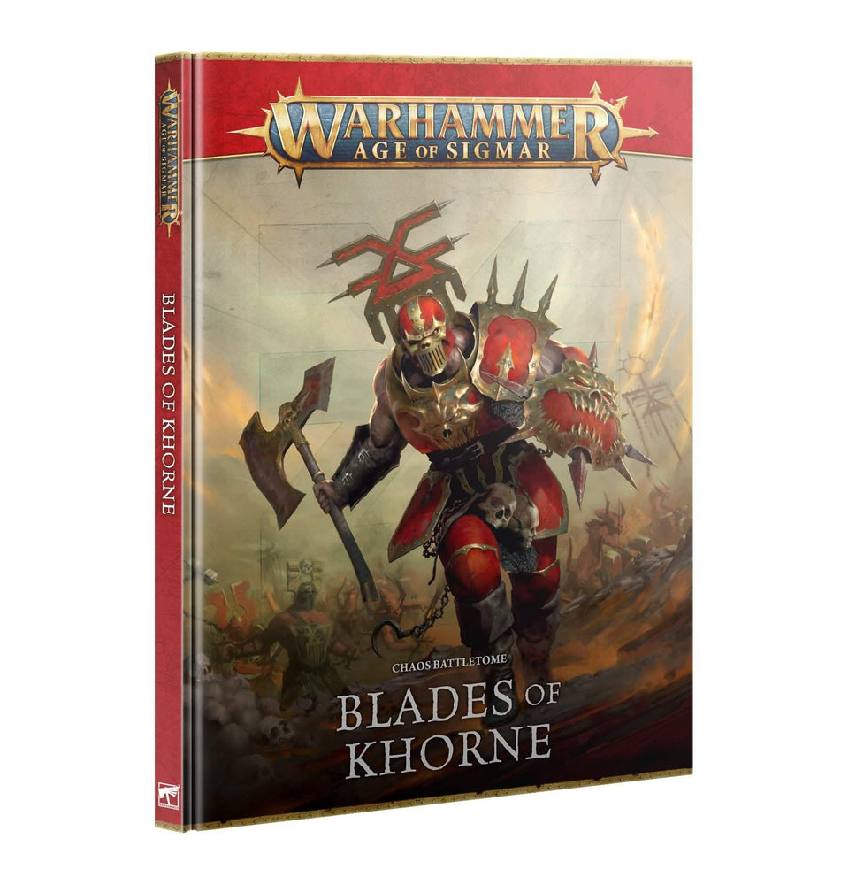 WARHAMMER: AGE OF SIGMAR BATTLETOME BLADES OF KHORNE HARDBACK