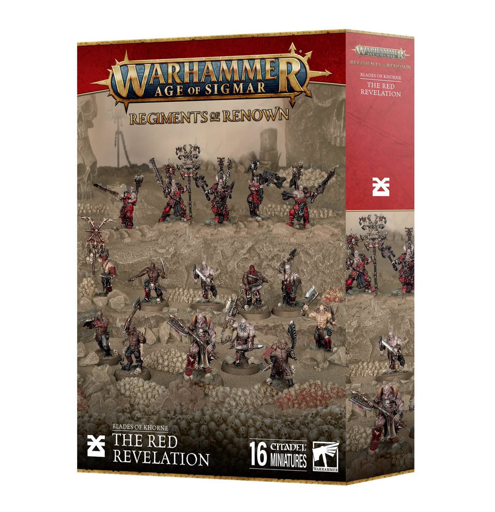 WARHAMMER: AGE OF SIGMAR BLADES OF KHORNE REGIMENTS OF RENOWN THE RED REVELATION
