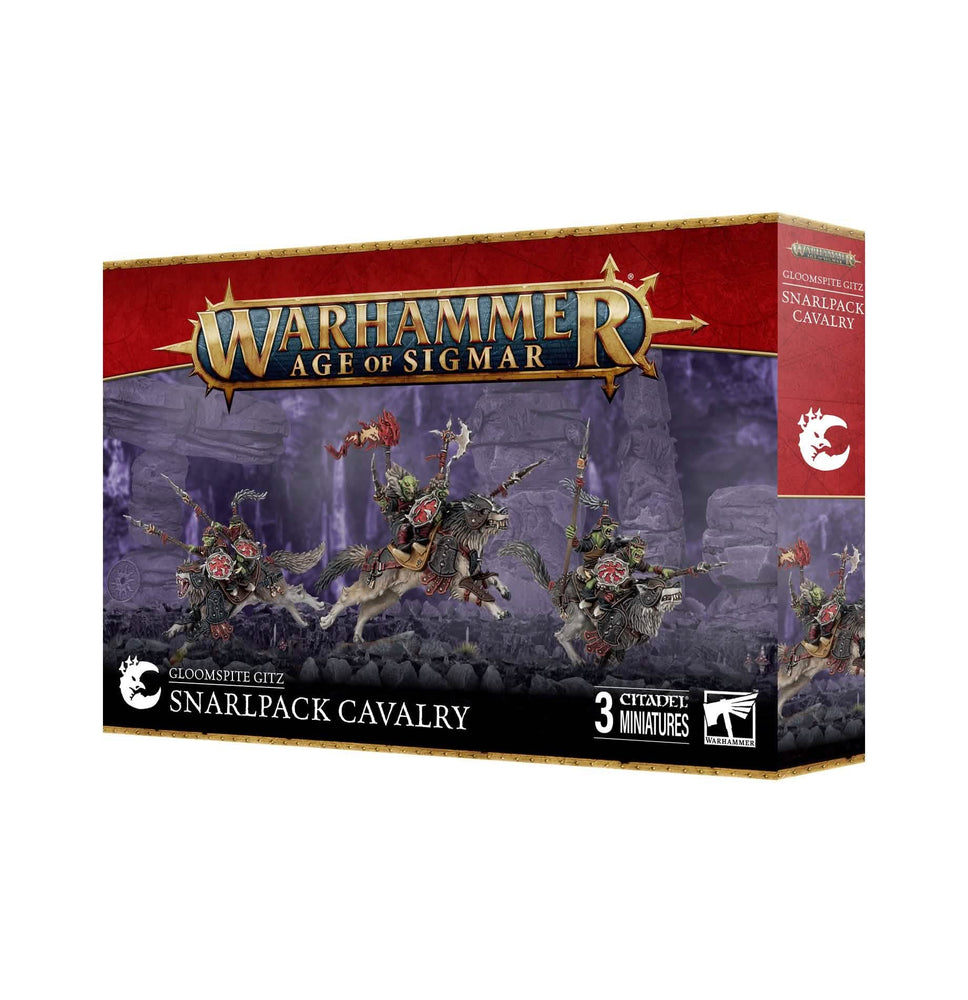 WARHAMMER: AGE OF SIGMAR GLOOSMPITE GITZ: SNARLPACK CAVALRY