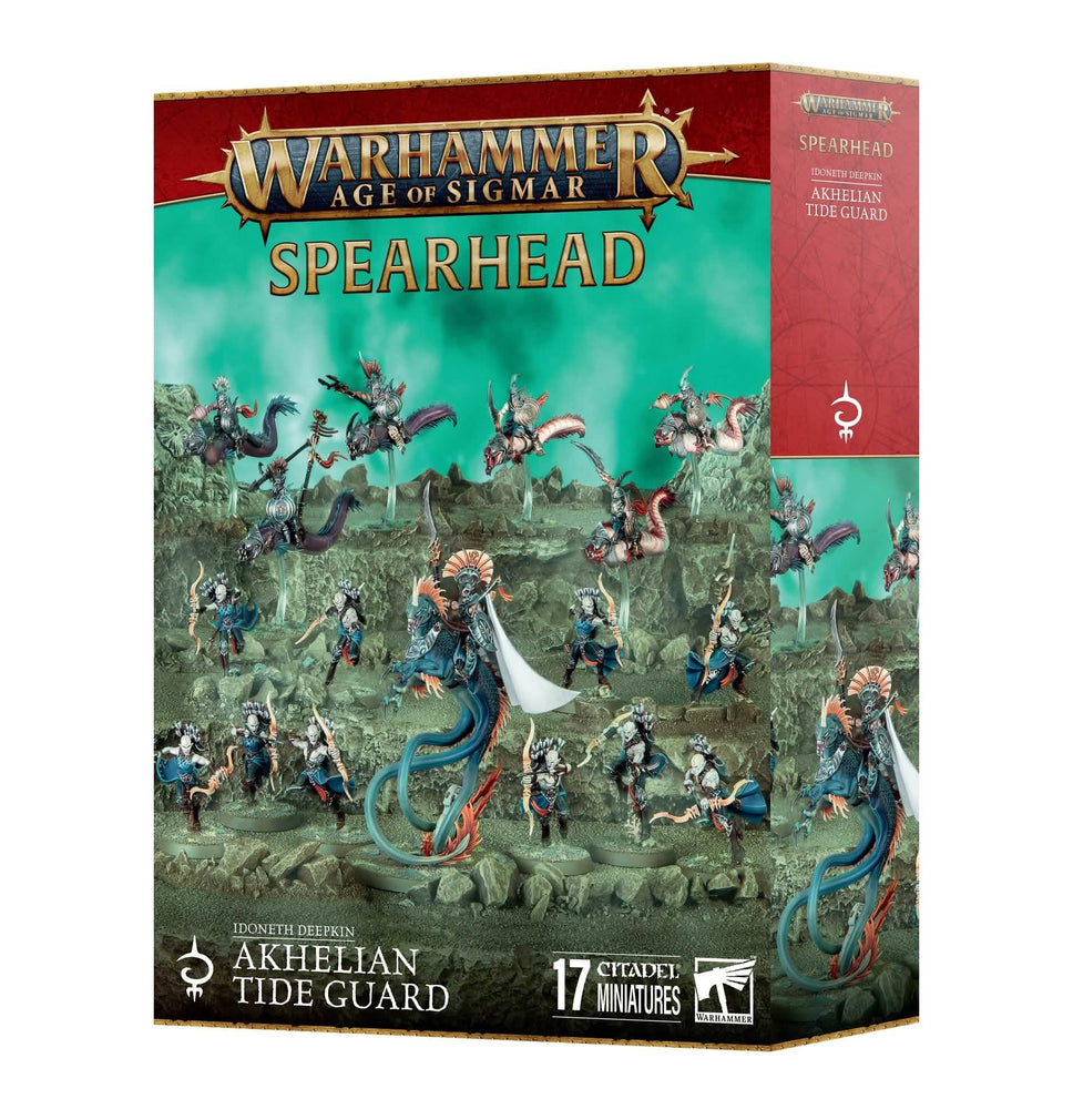 WARHAMMER: AGE OF SIGMAR IDONETH DEEPKIN SPEARHEAD AKHELIAN TIDE GUARD