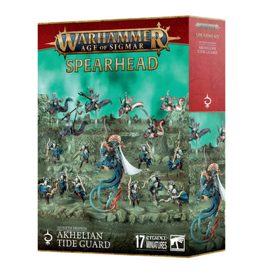 WARHAMMER: AGE OF SIGMAR IDONETH DEEPKIN SPEARHEAD AKHELIAN TIDE GUARD