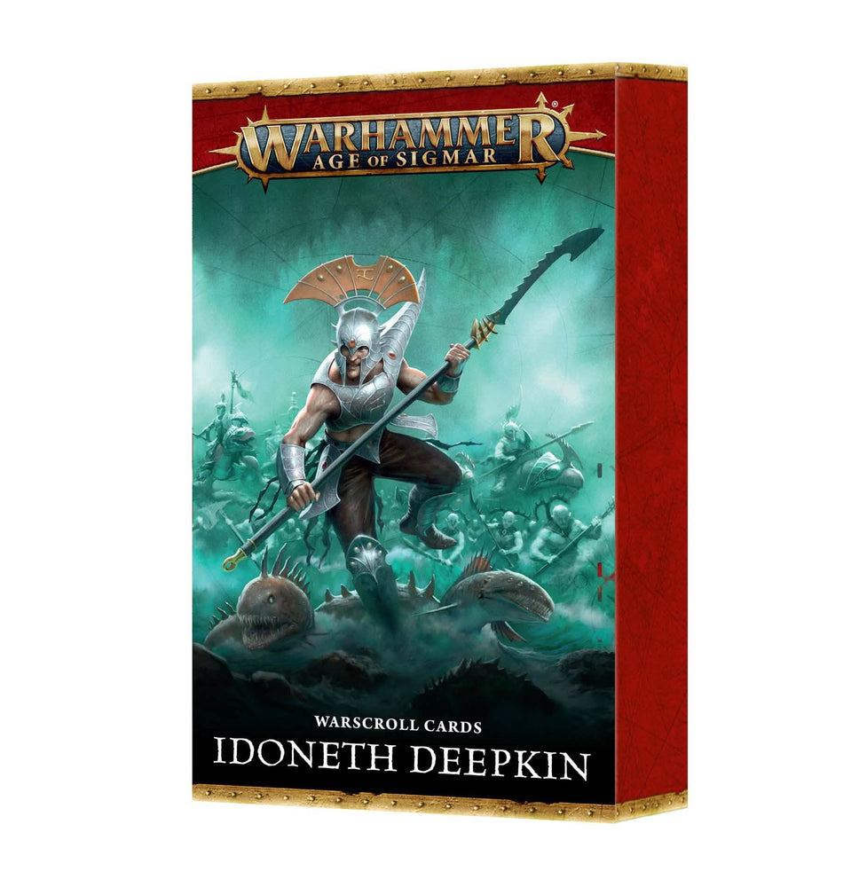 WARHAMMER: AGE OF SIGMAR IDONETH DEEPKIN WARSCROLL CARDS