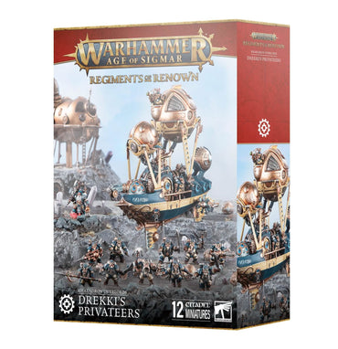 WARHAMMER: AGE OF SIGMAR KHARADRON OVERLORDS REGIMENTS OF RENOWN DREKKIS PRIVATEERS