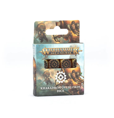 WARHAMMER: AGE OF SIGMAR KHARADRON OVERLORDS SET OF 16 DICE