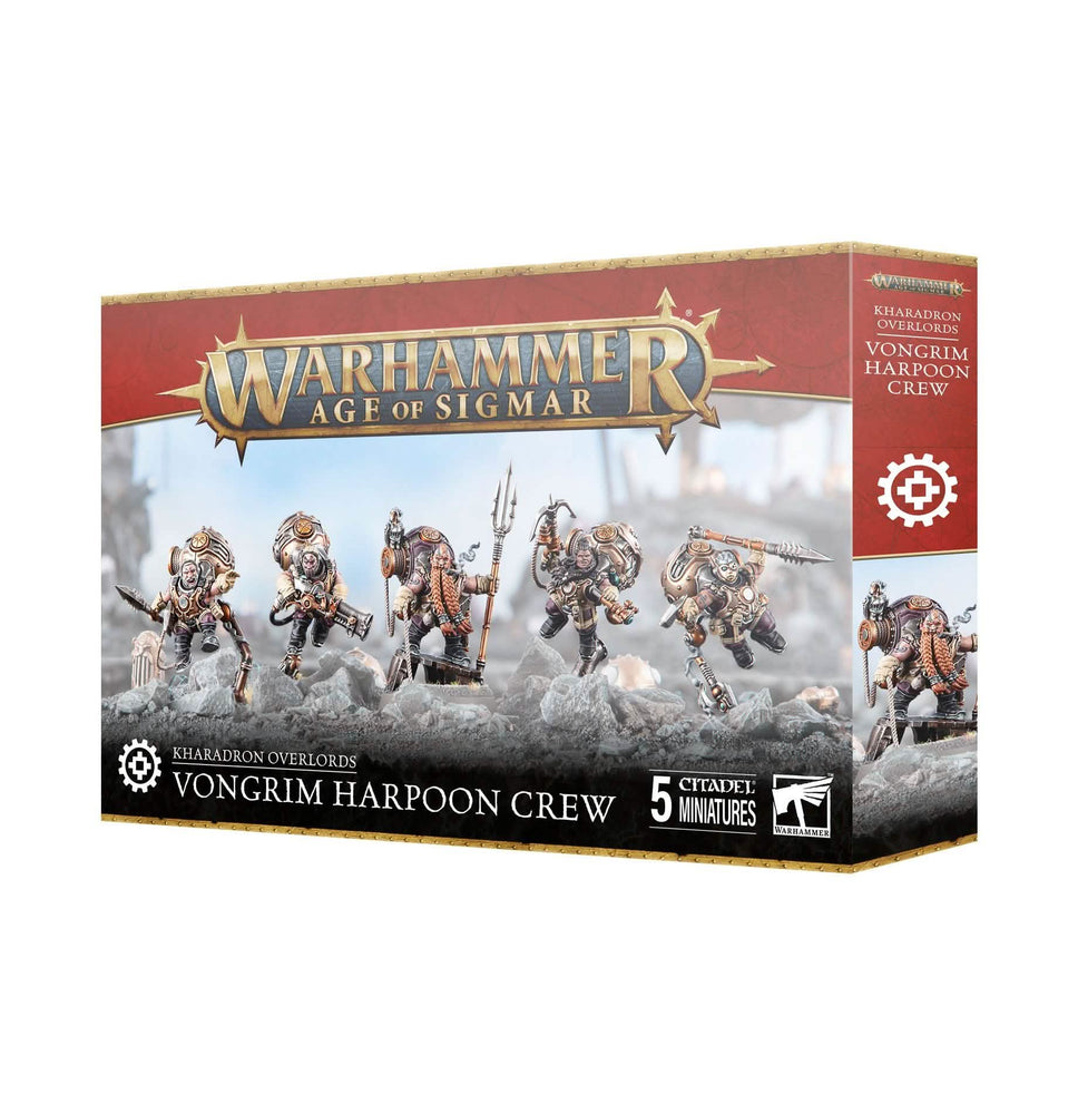 WARHAMMER: AGE OF SIGMAR KHARADRON OVERLORDS VONGRIM HARPOON CREW