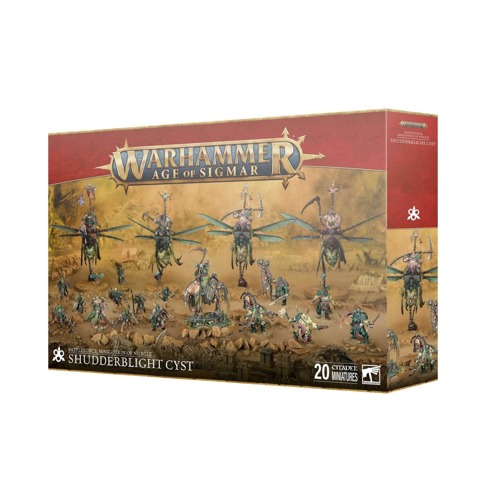 WARHAMMER: AGE OF SIGMAR MAGGOTKIN OF NURGLE SHUDDERBLIGHT CYST BATTLEFORCE