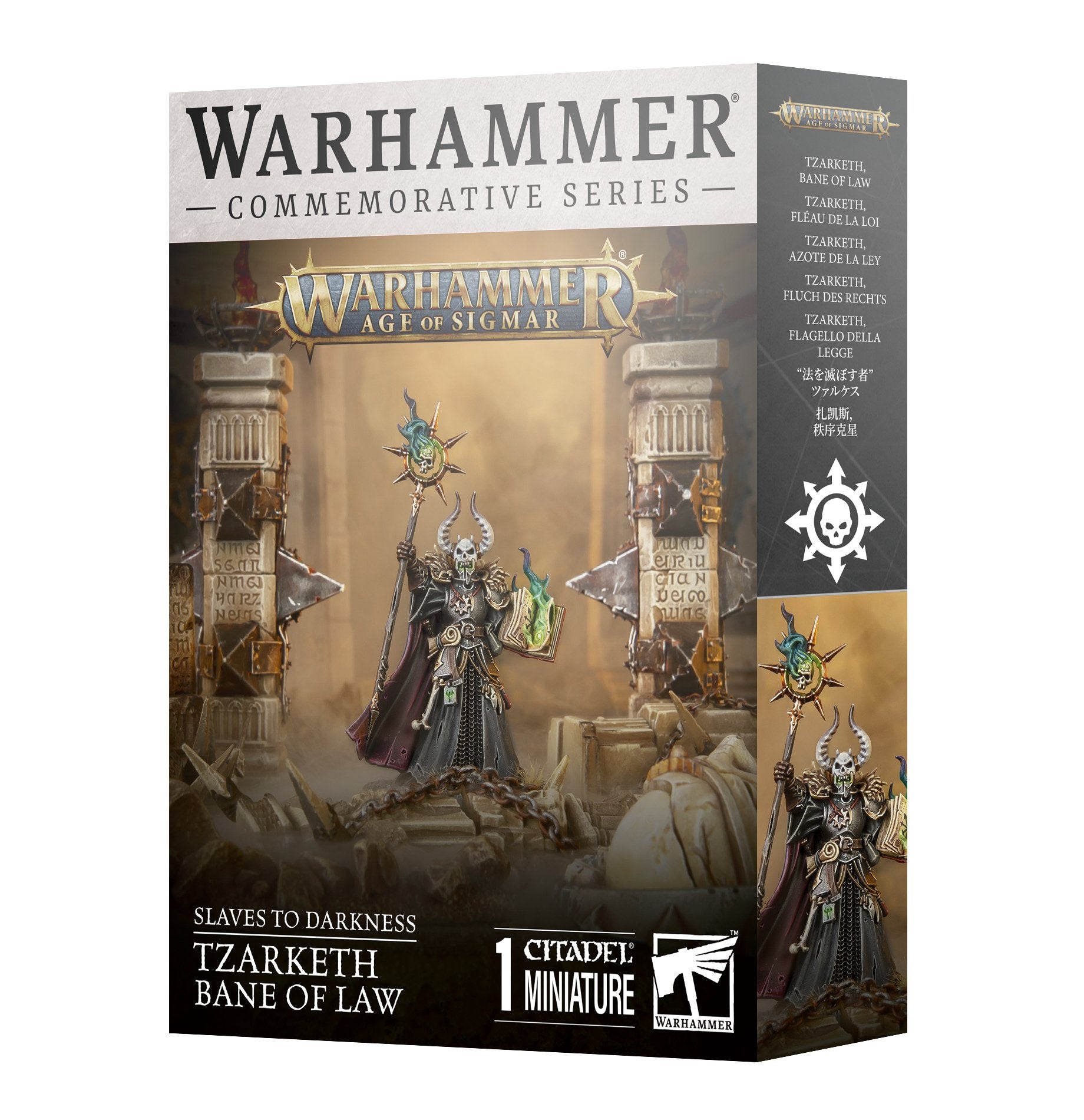 WARHAMMER: AGE OF SIGMAR SLAVES TO DARKNESS SORCERER TZARKETH BANE OF LAW