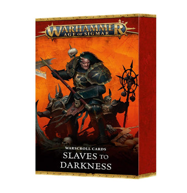 WARHAMMER: AGE OF SIGMAR SLAVES TO DARKNESS WARSCROLL CARDS