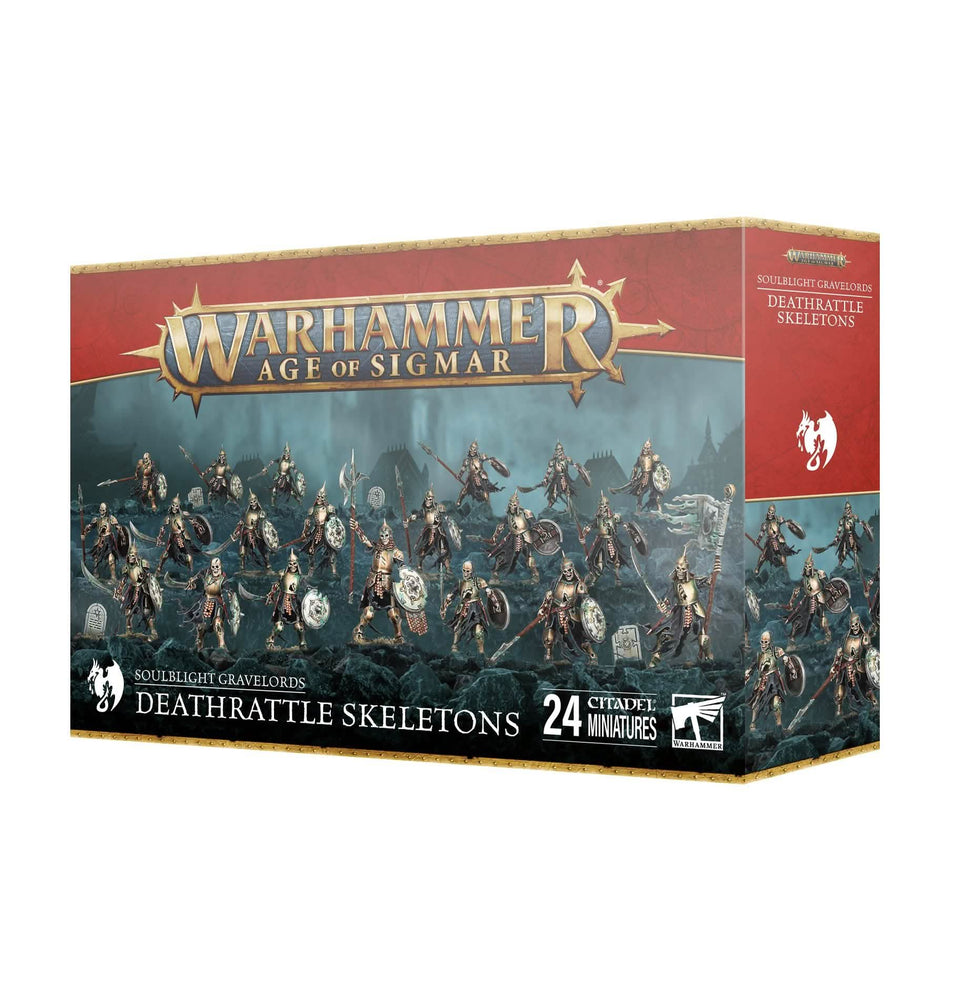 WARHAMMER: AGE OF SIGMAR SOULBLIGHT GRAVELORDS DEATHRATTLE SKELETONS