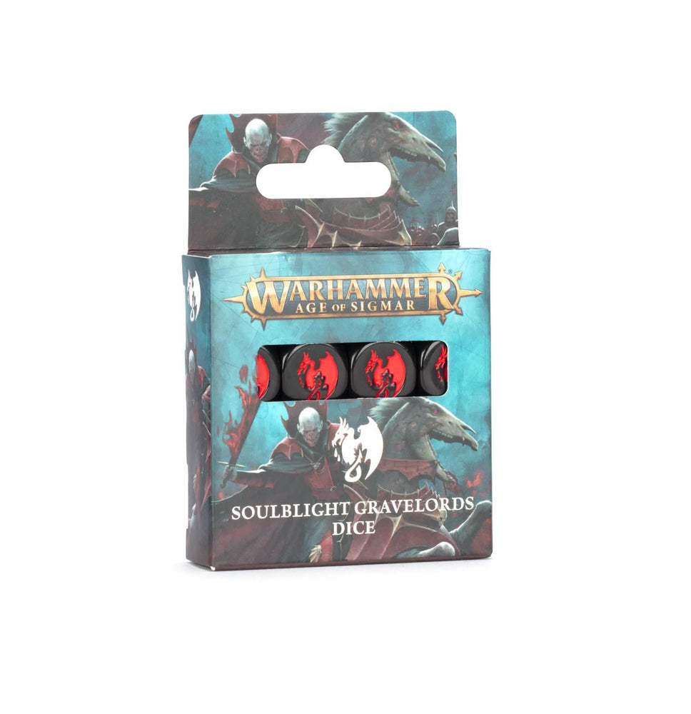 WARHAMMER: AGE OF SIGMAR SOULBLIGHT GRAVELORDS DICE SET OF 16