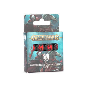 WARHAMMER: AGE OF SIGMAR SOULBLIGHT GRAVELORDS DICE SET OF 16