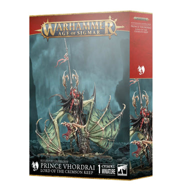 WARHAMMER: AGE OF SIGMAR SOULBLIGHT GRAVELORDS PRINCE VHORDRAI LORD OF THE CRIMSON KEEP