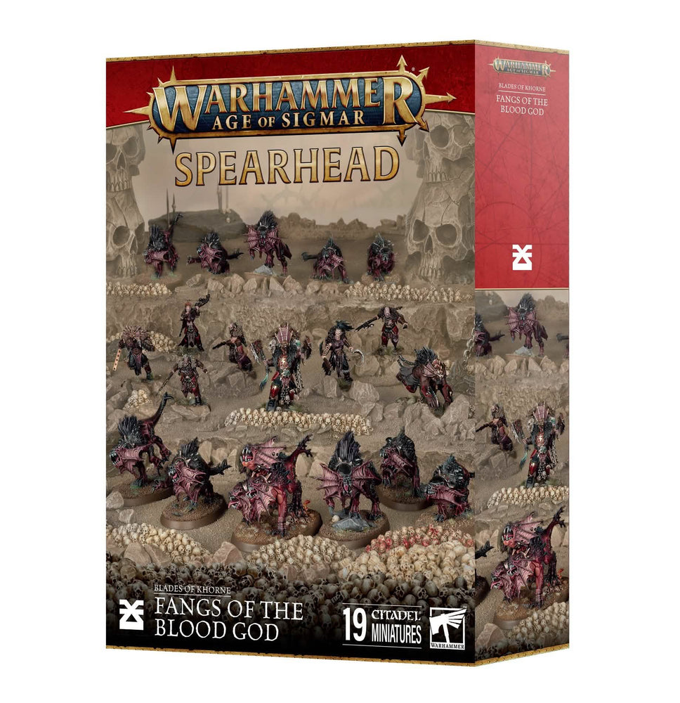 WARHAMMER: AGE OF SIGMAR SPEARHEAD BLADES OF KHORNE FANGS OF THE BLOOD GOD