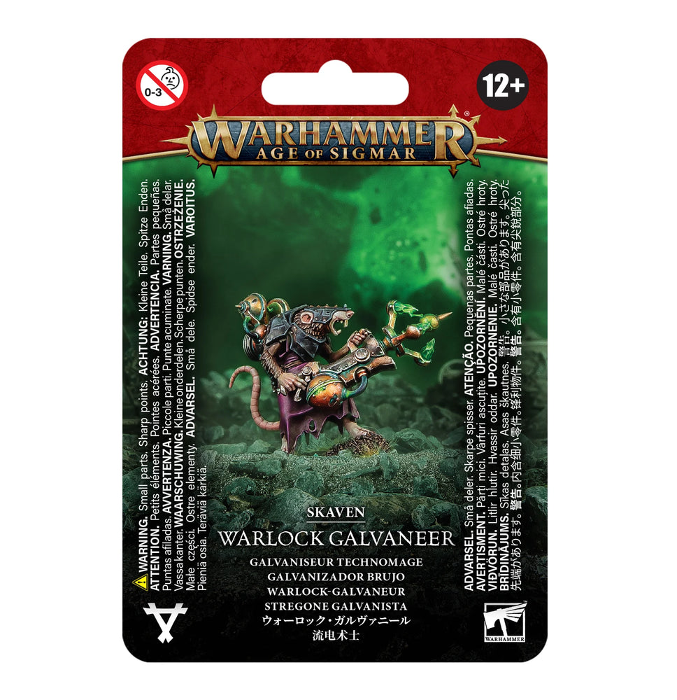 WARHAMMER: AGE OF SIGMAR SKAVEN WARLOCK GALVANEER