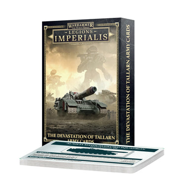 WARHAMMER: THE HORUS HERESY LEGIONS IMPERIALIS THE DEVASTATION OF TALLARN ARMY CARDS