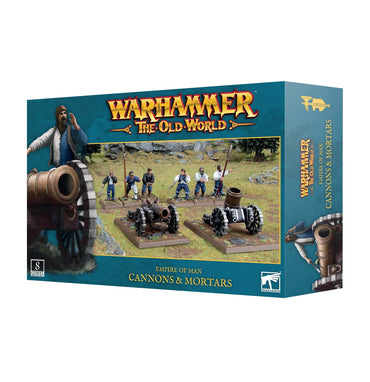 WARHAMMER: THE OLD WORLD EMPIRE OF MAN CANNONS AND MORTARS