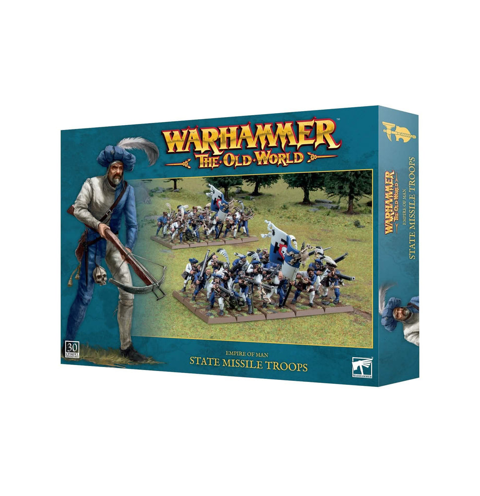 WARHAMMER: THE OLD WORLD EMPIRE OF MAN STATE MISSILE TROOPS
