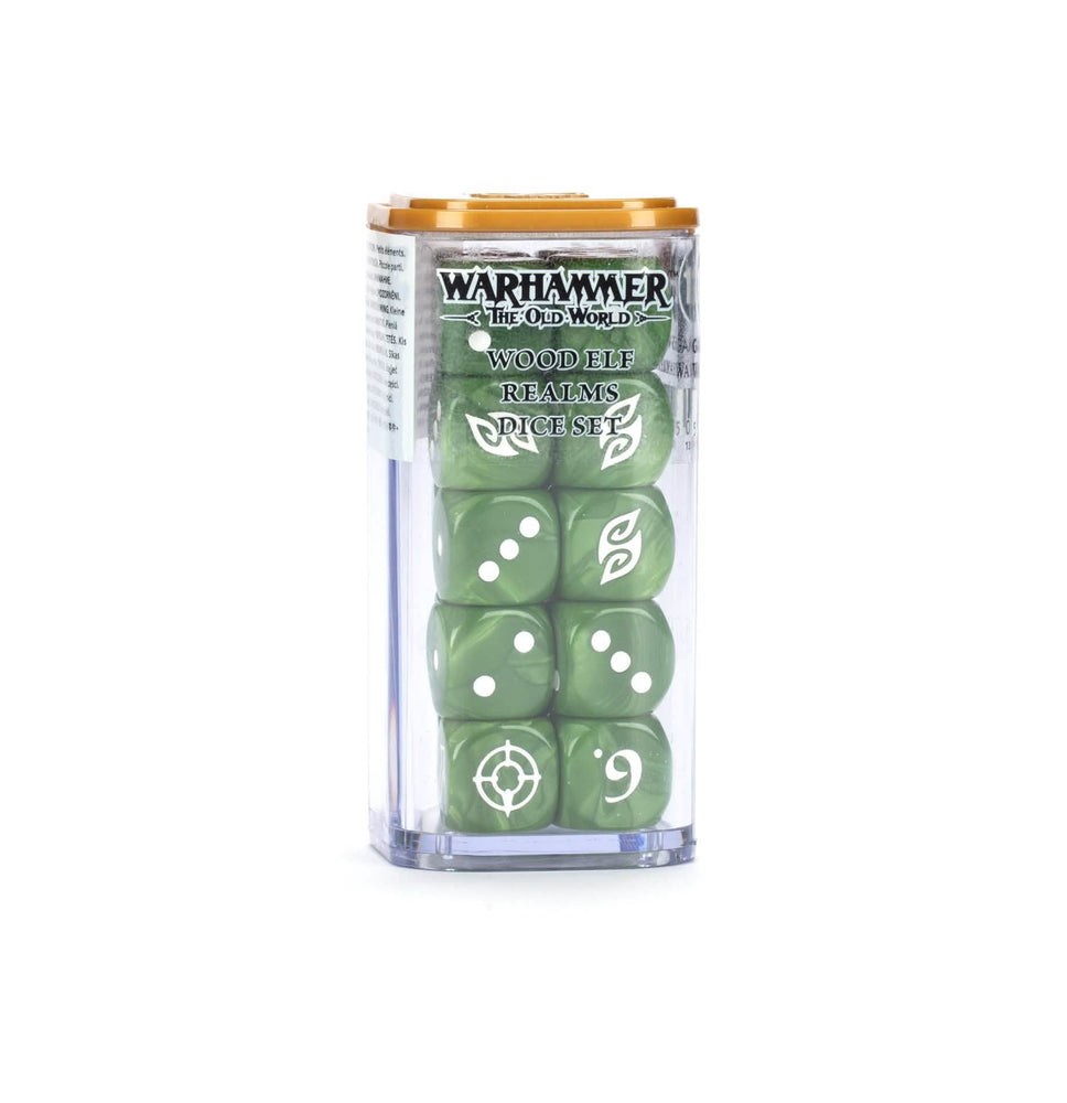 WARHAMMER: THE OLD WORLD WOOD ELF REALMS DICE SET OF 20