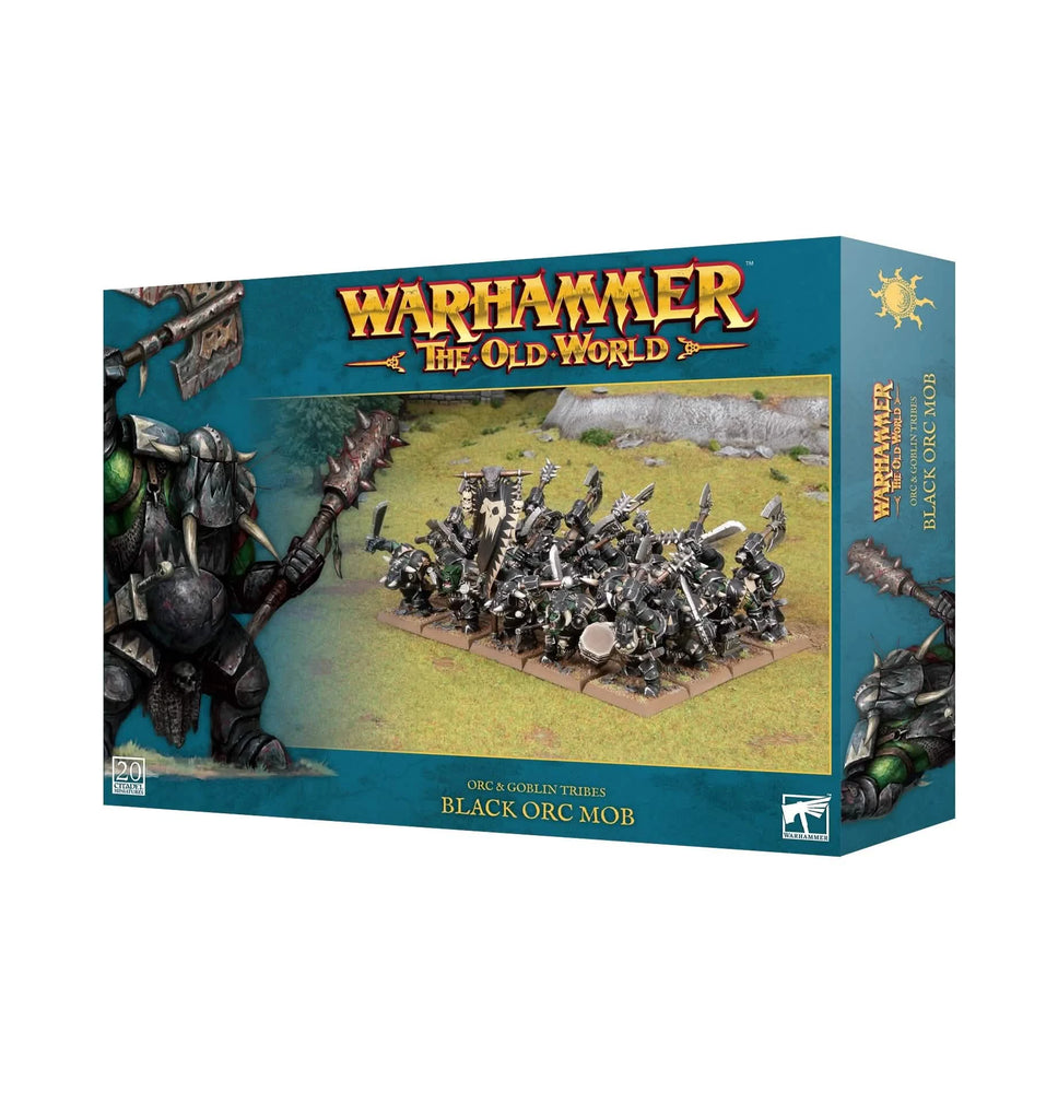 WARHAMMER: THE OLD WORLD ORC AND GOBLIN TRIBES BLACK ORC MOB