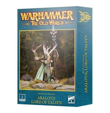 WARHAMMER: THE OLD WORLD WOOD ELF REALMS ARALOTH LORD OF TALSYN