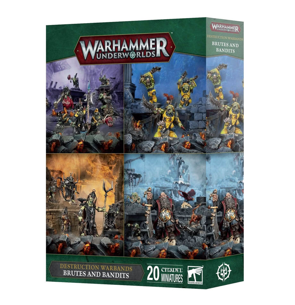 WARHAMMER UNDERWORLDS DESTRUCTION WARBANDS BRUTES AND BANDITS