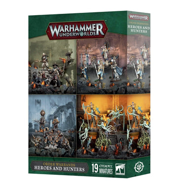 WARHAMMER UNDERWORLDS ORDER WARBANDS HEROES AND HUNTERS