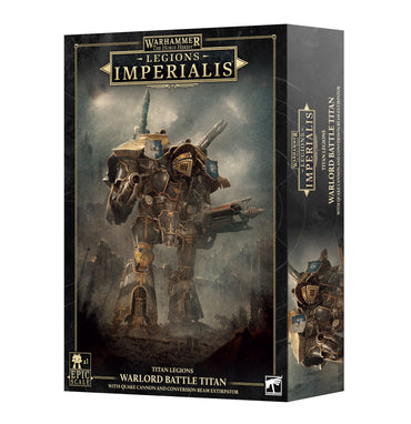 WARHAMMER: THE HORUS HERESY WARLORD TITAN WITH QUAKE CANNON AND CONVERSION BEAM EXTIRPATOR TITAN LEGIONS LEGIONS IMPERIALIS