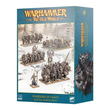 WARHAMMER: THE OLD WORLD WARRIORS OF CHAOS BATTLE MARCH ARMY